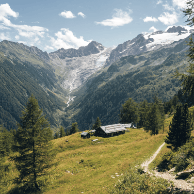 Mountain hut, Switzerland