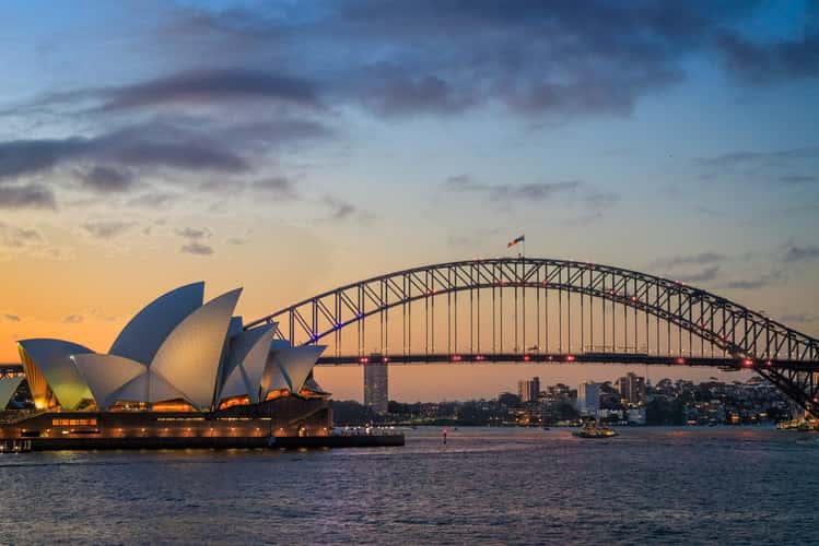 Sydney opera House and Harbour Bridge