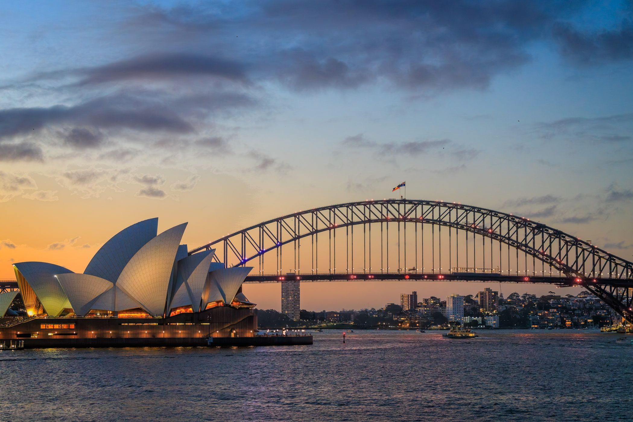 Sydney opera House and Harbour Bridge, Australia