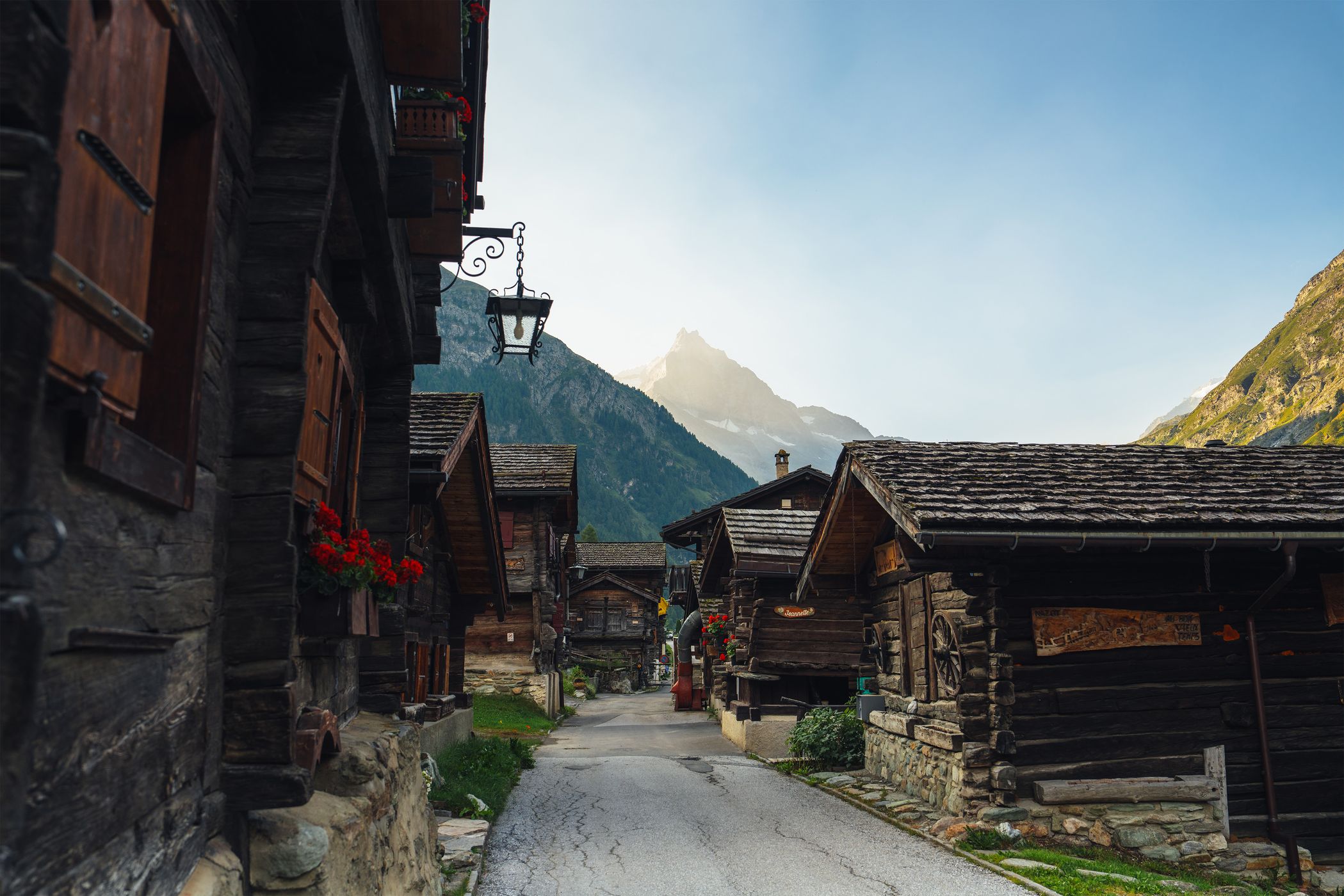 Mt Besso View in Zinal, Switzerland