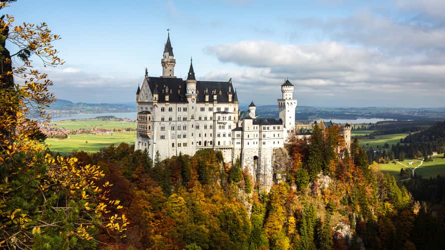 Neuschwanstein Castle from Marienbridge - The classic view