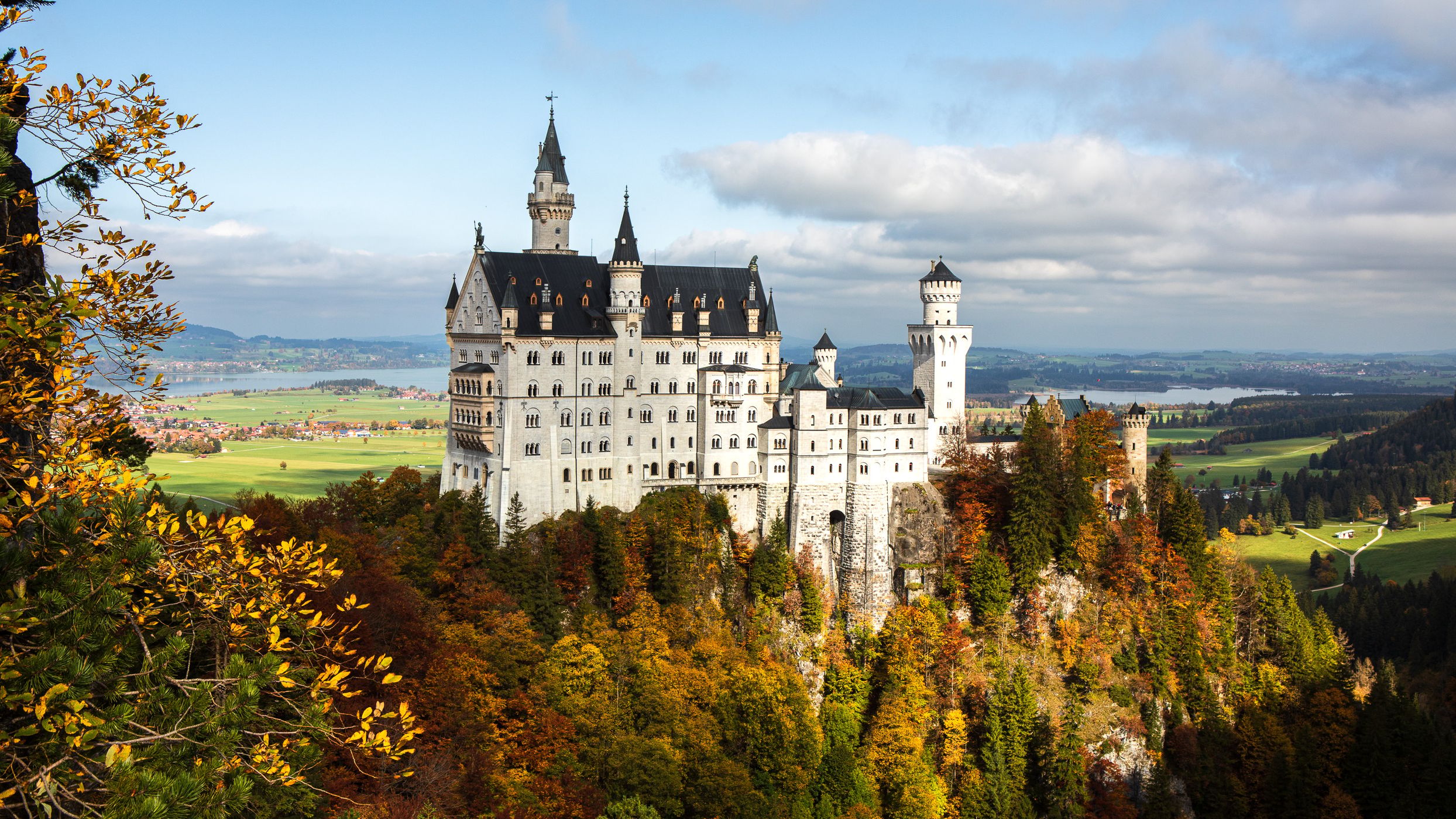 Neuschwanstein Castle from Marienbridge - The classic view, Germany