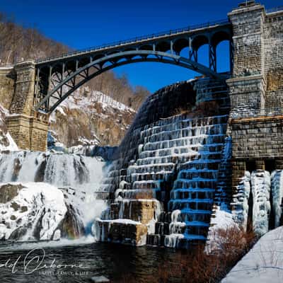 New Croton Dam in Croton Gorge Park, NY, USA