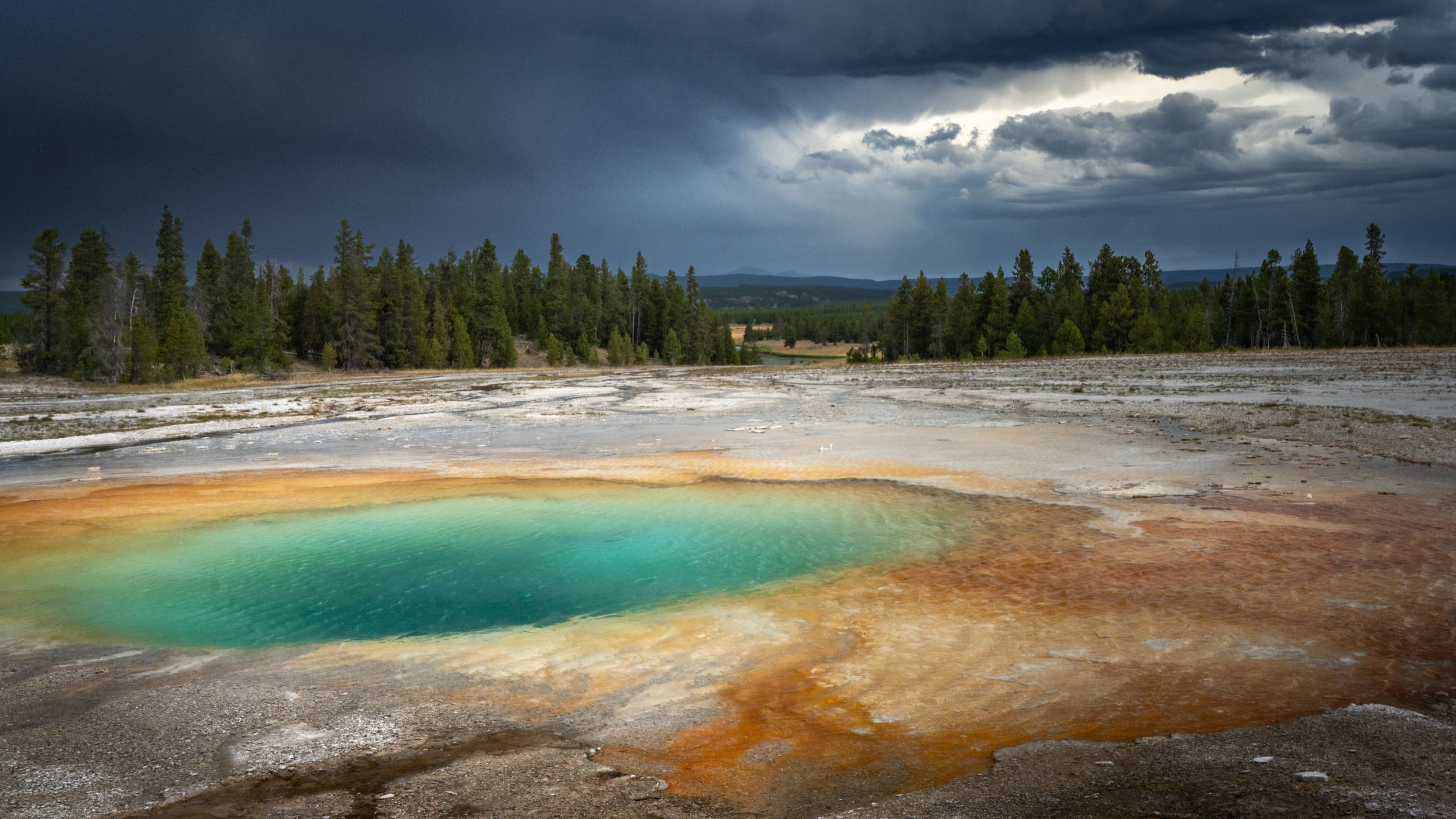 Opal Pool, Yellowstone National Park, USA