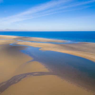 Playa de Sotavento de Jandía (drone), Spain