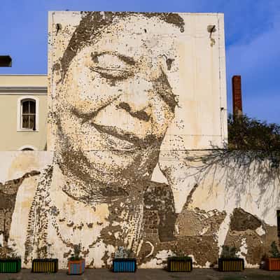 Portrait of Cesaria Evora, Mindelo, Cape Verde