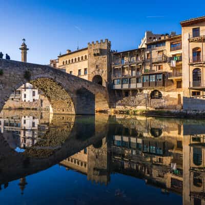 Puente sobre el rio Matarraña, Spain