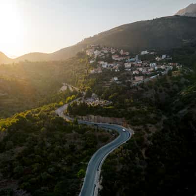 Road Leading to Himare Old Town, Albania