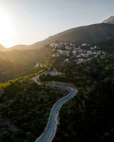 Road Leading to Himare Old Town