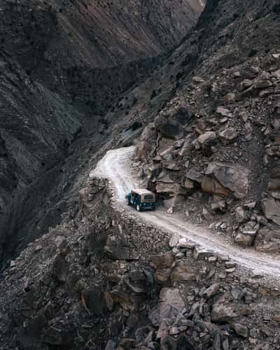 Road to Fairy Meadows