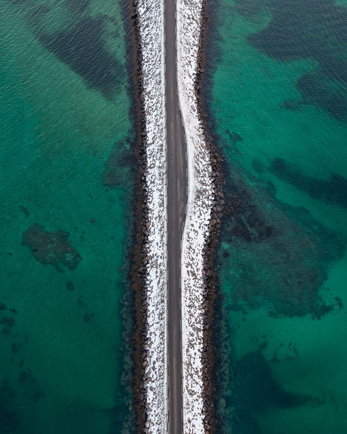 Road to Fredvang, Lofoten, Norway