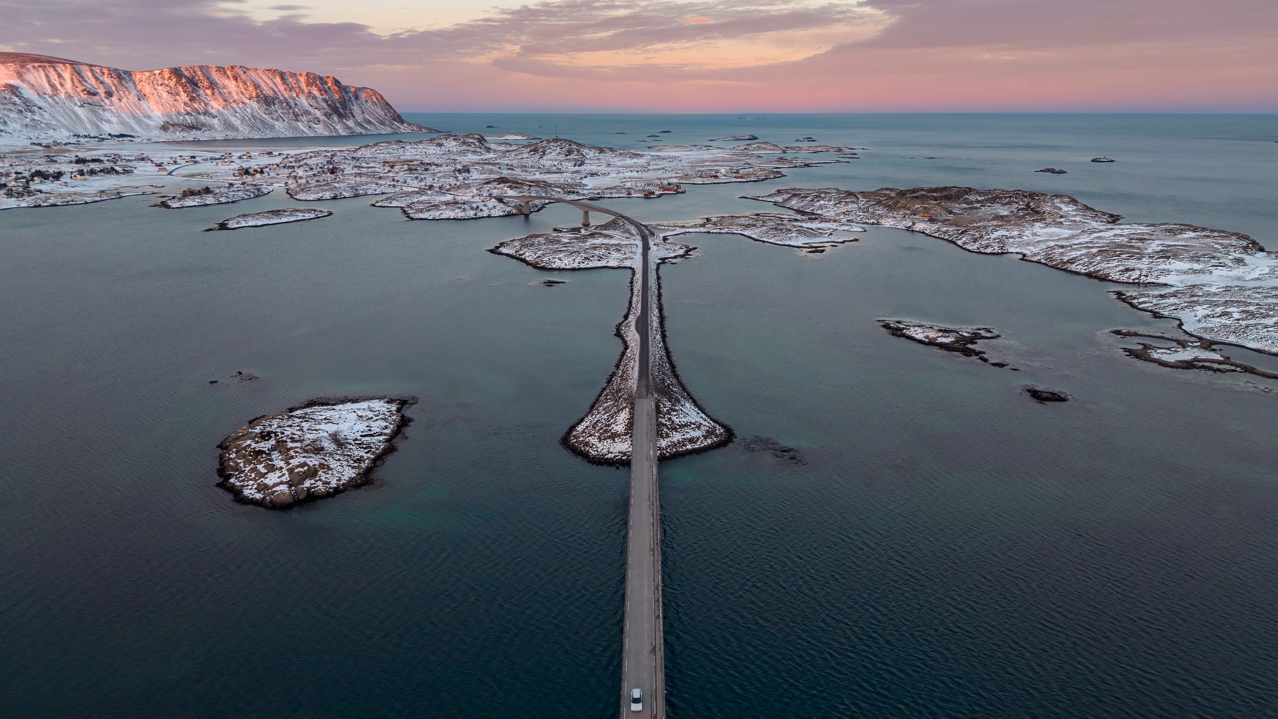 Road to Fredvang, Lofoten, Norway