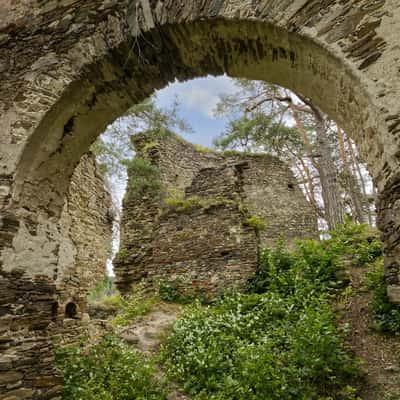 Ruins of Frejštejn Castle, Czech Republic