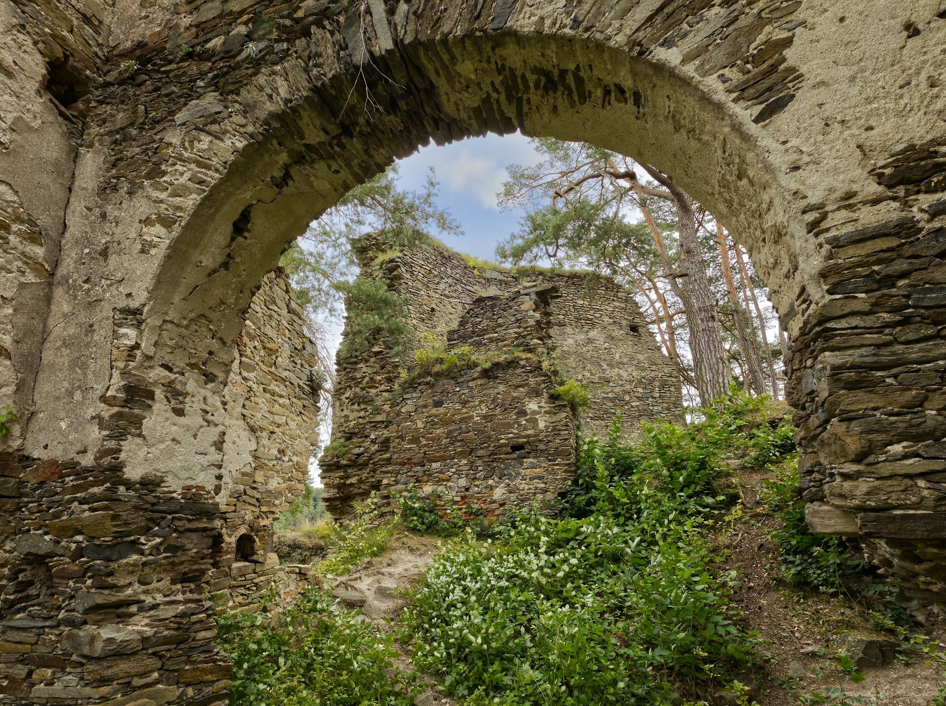 Ruins of Frejštejn Castle, Czech Republic