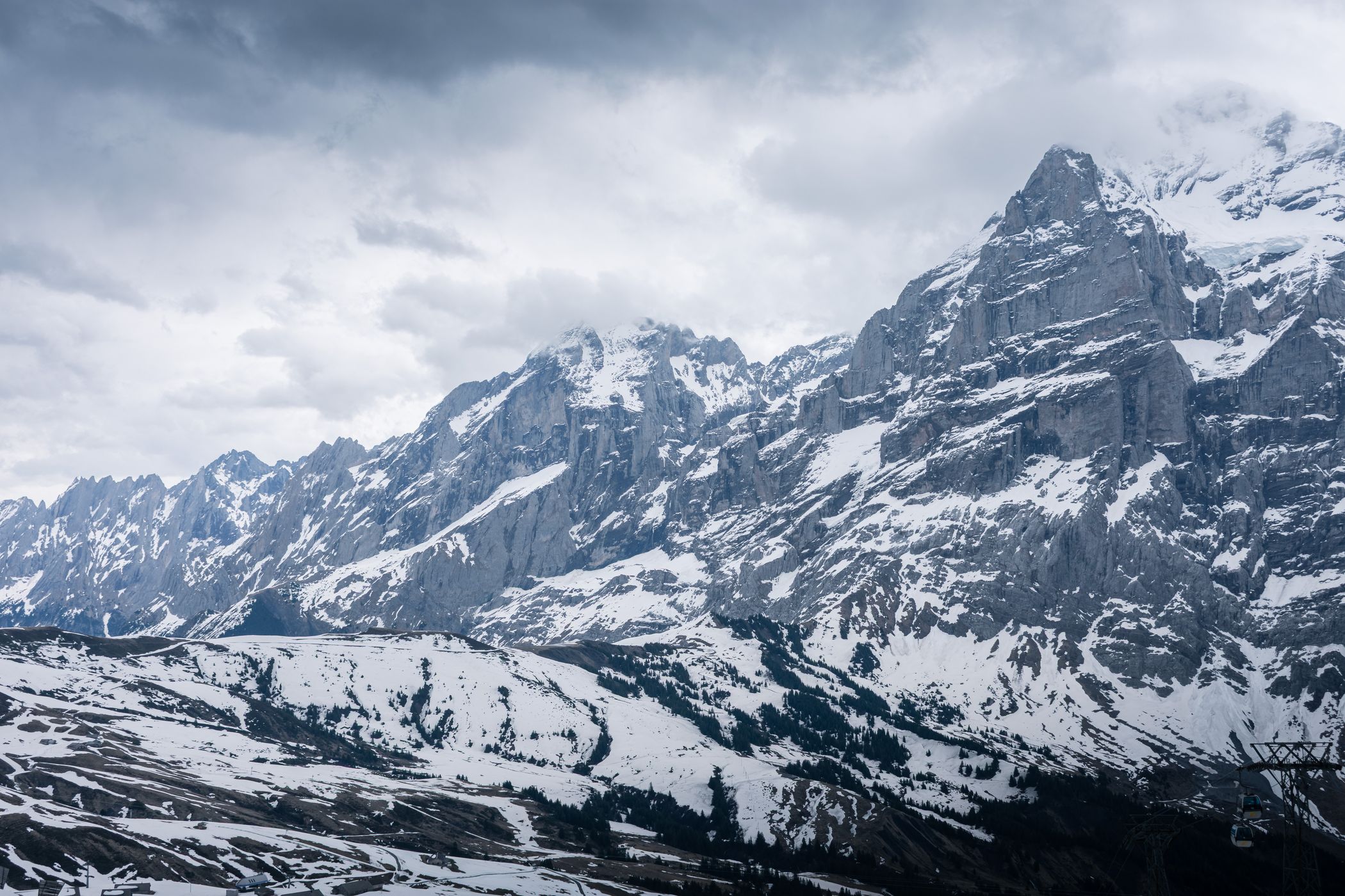 Schreckhorn from Grindelwald First, Switzerland
