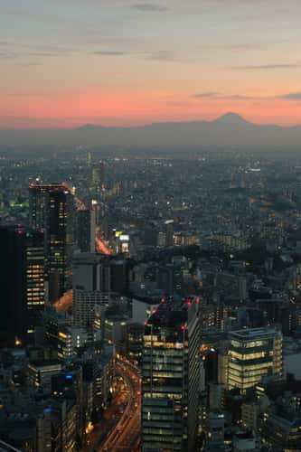 Shibuya Sky Mount Fuji View