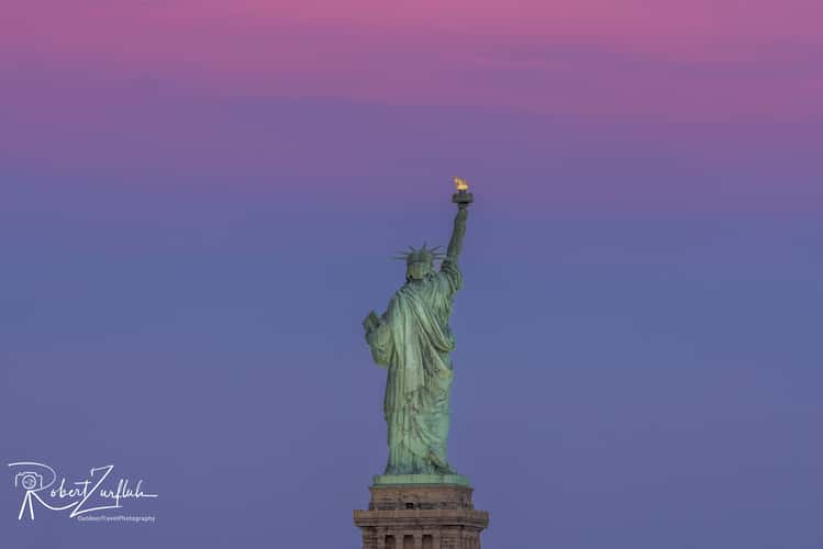 Statue of Liberty Moonrise