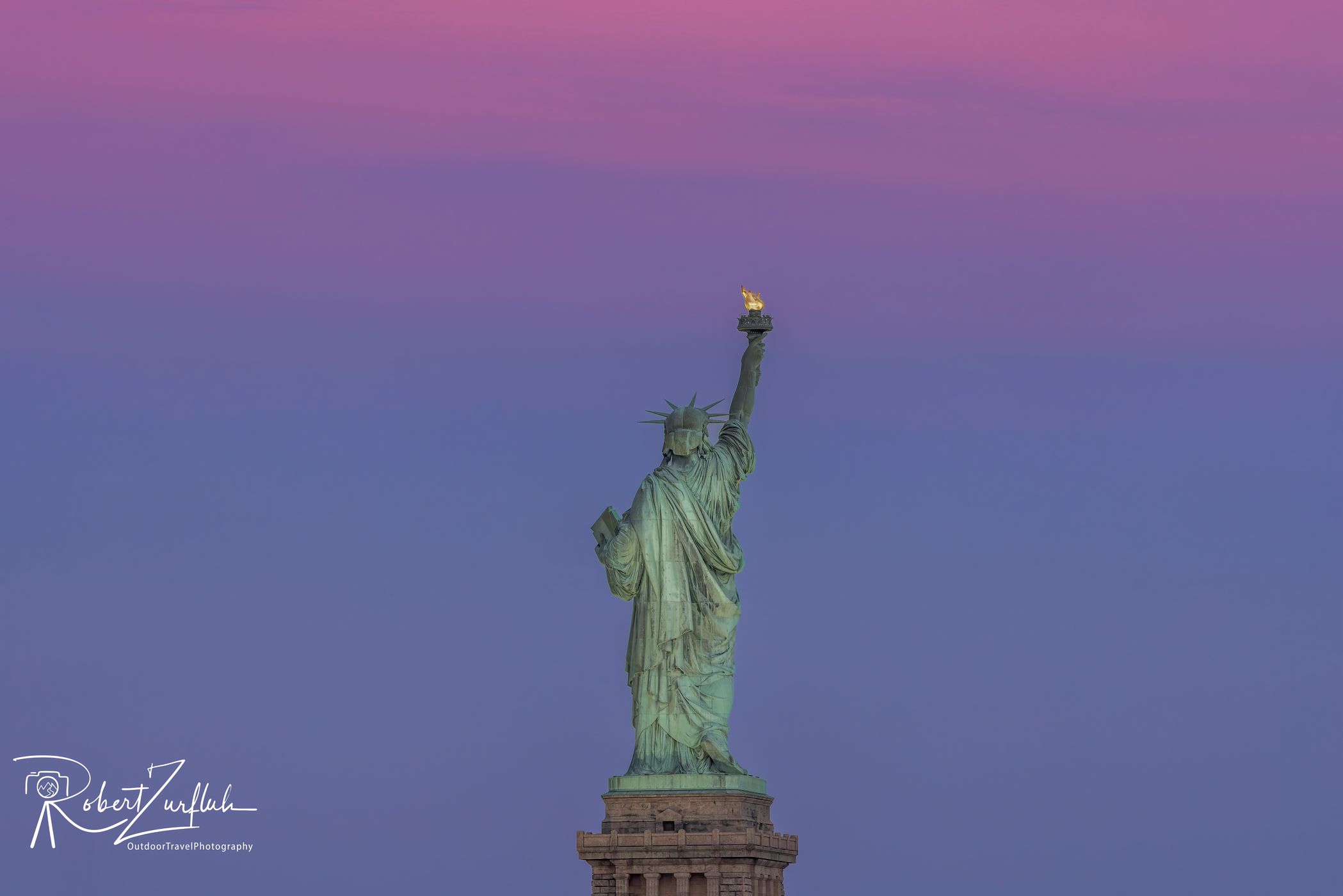 Statue of Liberty Moonrise, USA