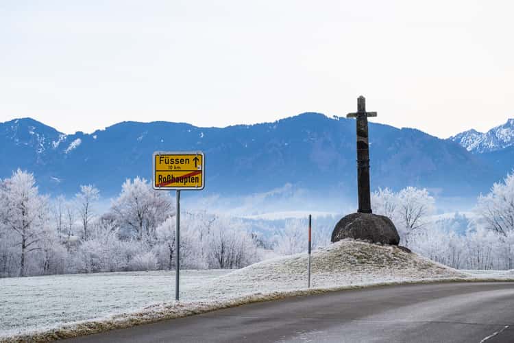Steinernes Kreuz bei Roßhaupten