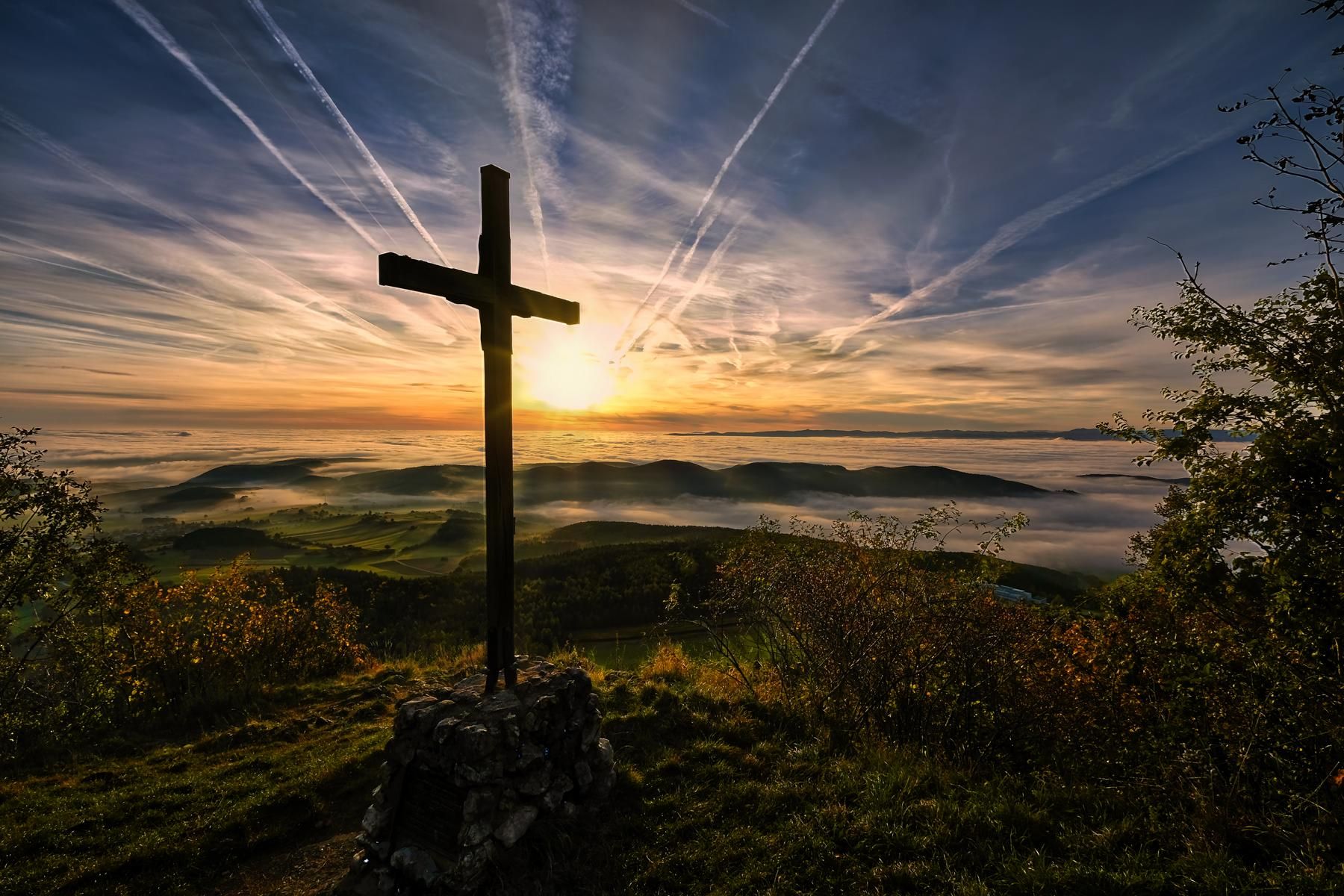 Sunrise over Wr.Neustadt, Austria