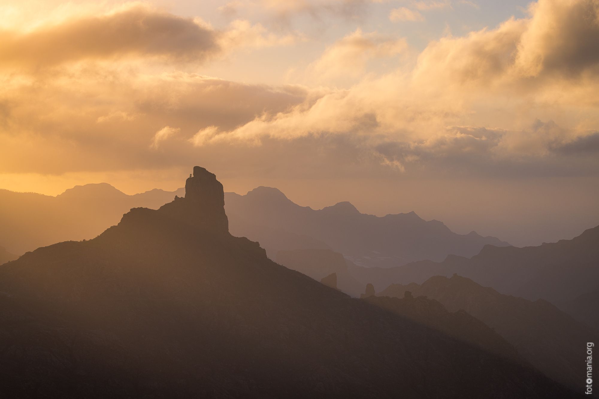 Sunset Mountain View, Spain