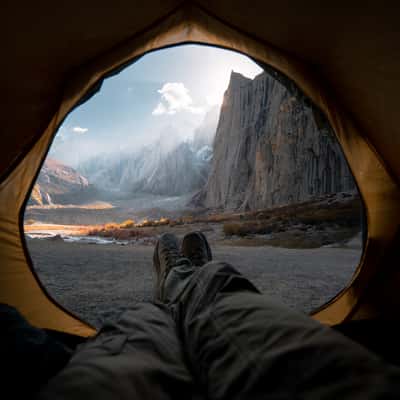 Tent View Nangma Valley, Pakistan