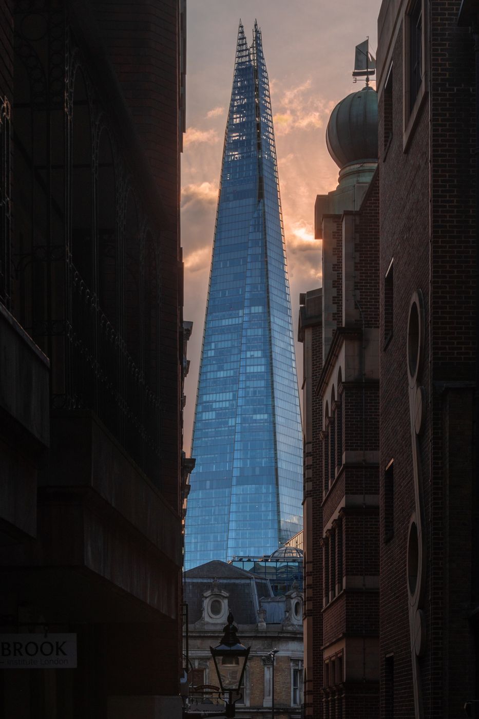 The Shard and 20 Fenchurch Street from Lovat lane, United Kingdom