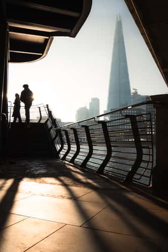 the shard from London Bridge