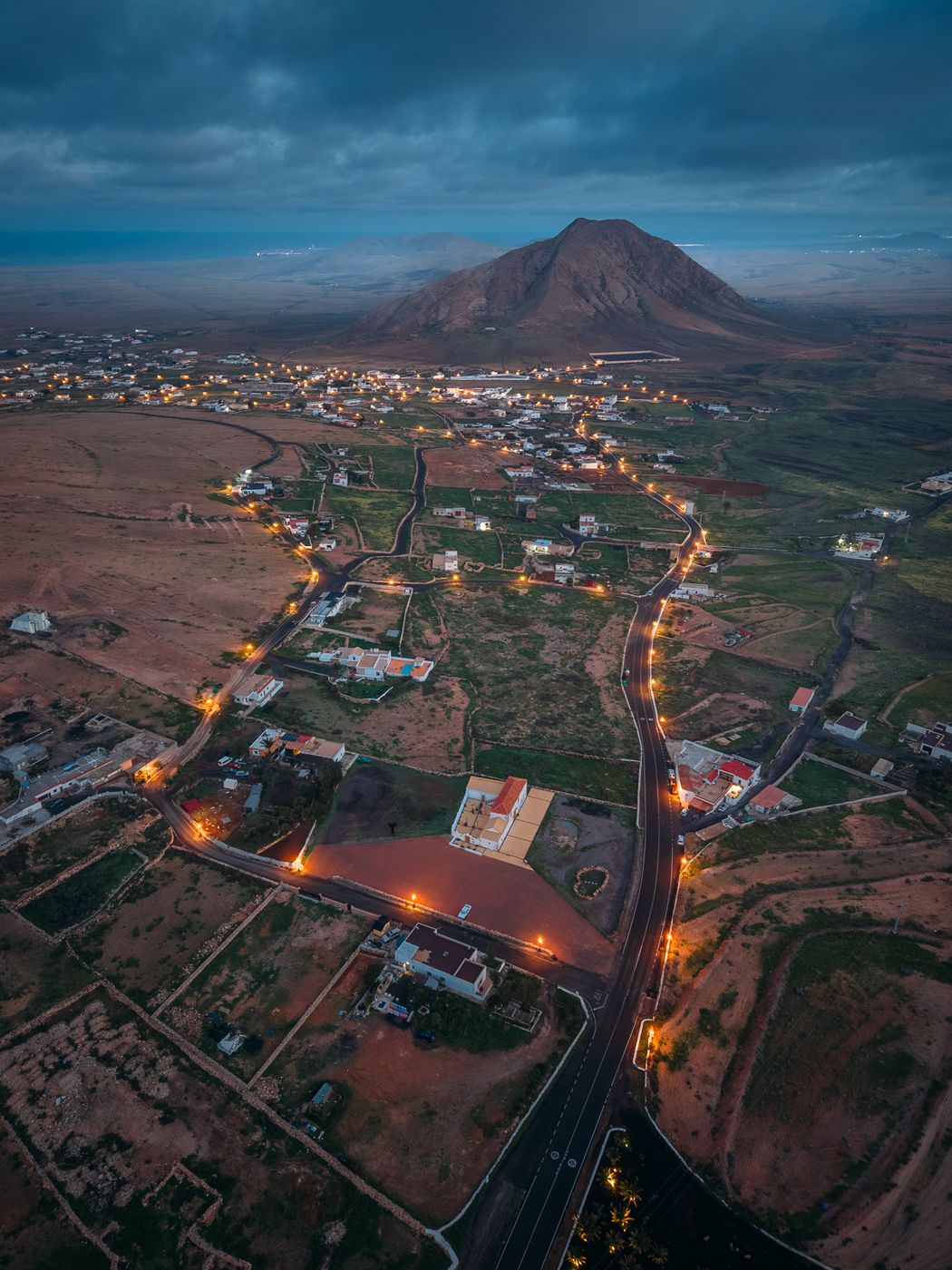 Tindaya Aerial View, Spain