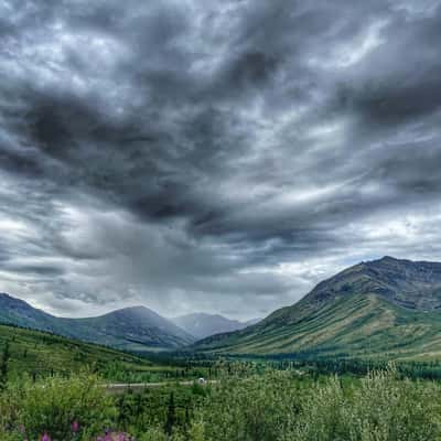 Tombstone Mountains Overlook, Canada