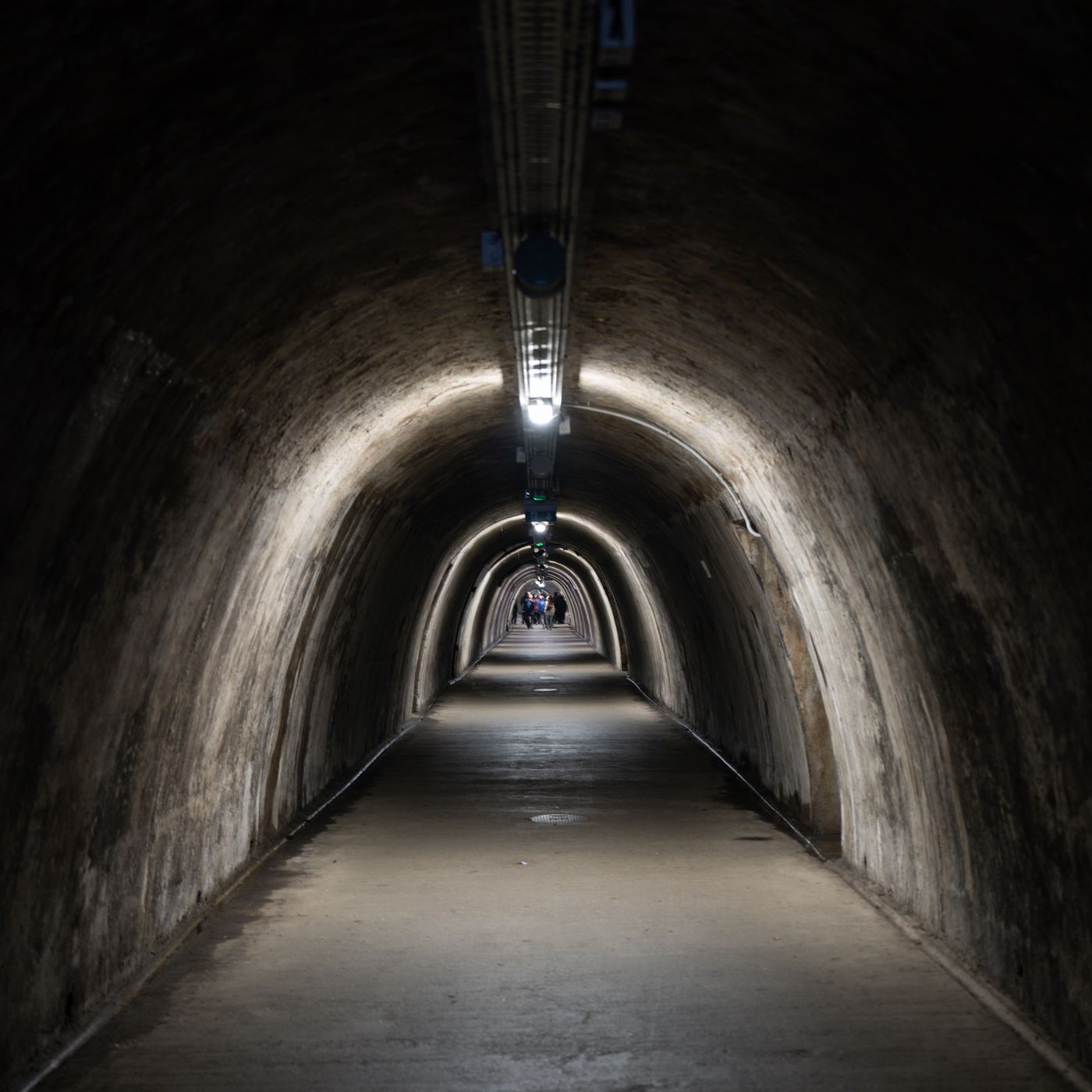Tunnel Gric in Zagreb, Croatia