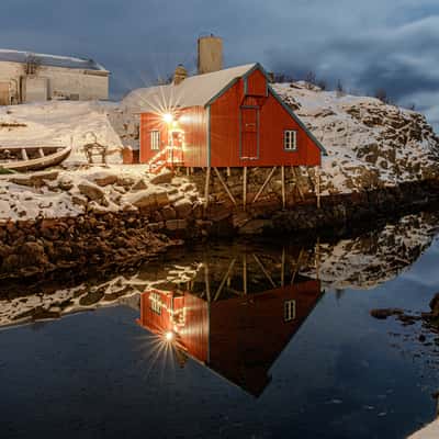 Utsiktspunkt, Å i Lofoten, Norway