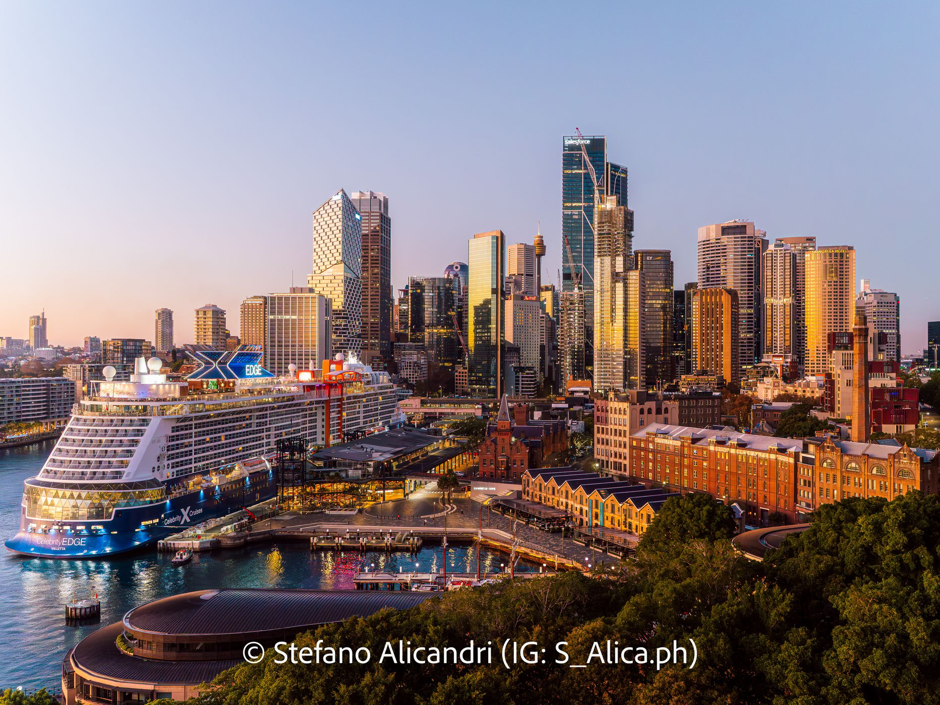 View from Sydney Harbour Bridge , Australia