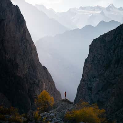 View from the top of Nangma Valley, Pakistan