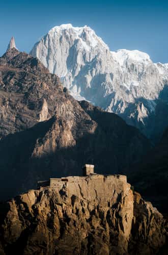 View of Altit Fort from Below