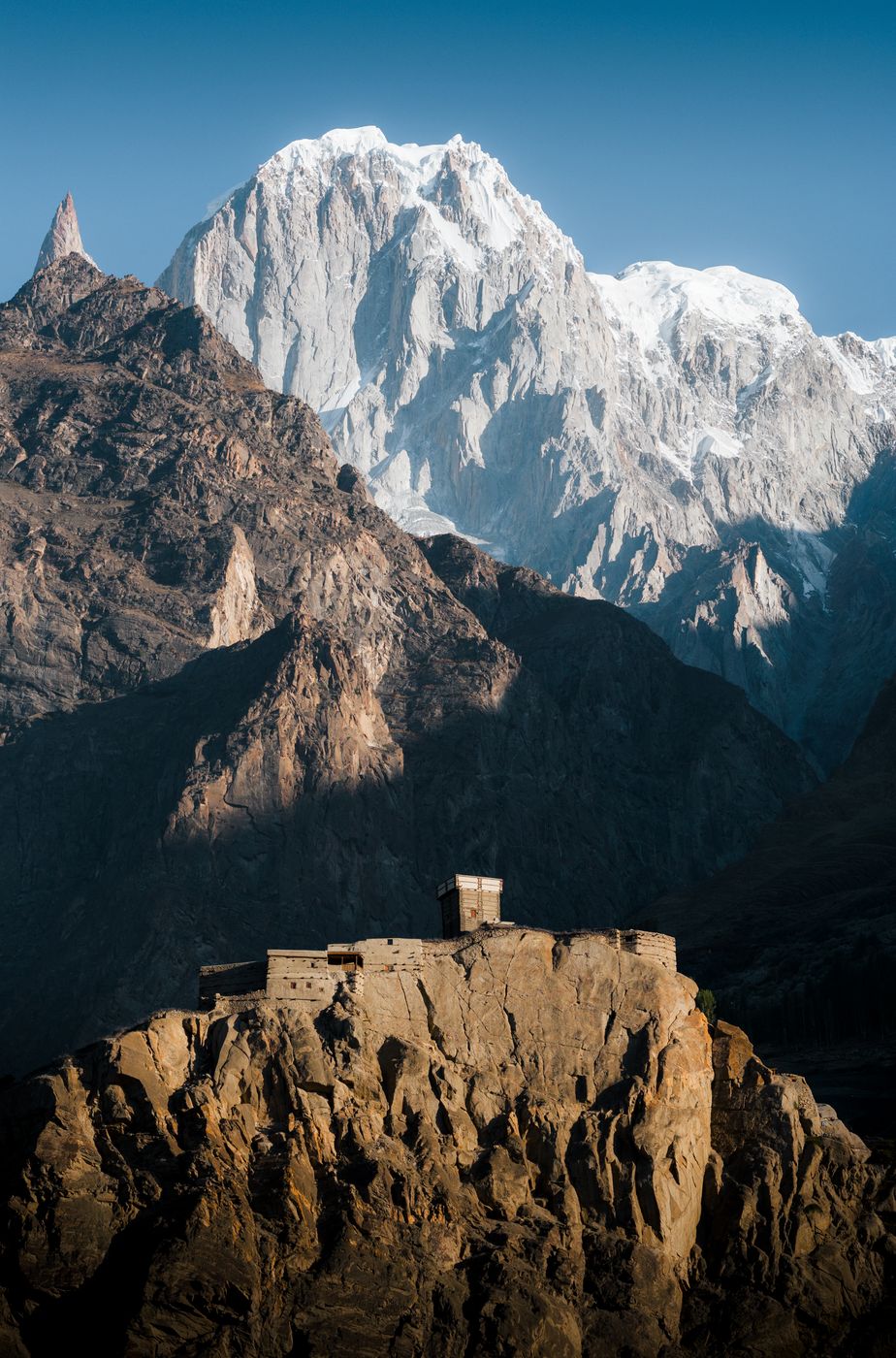 View of Altit Fort from Below, China
