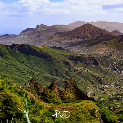 View on Ribeira Brava, Cape Verde