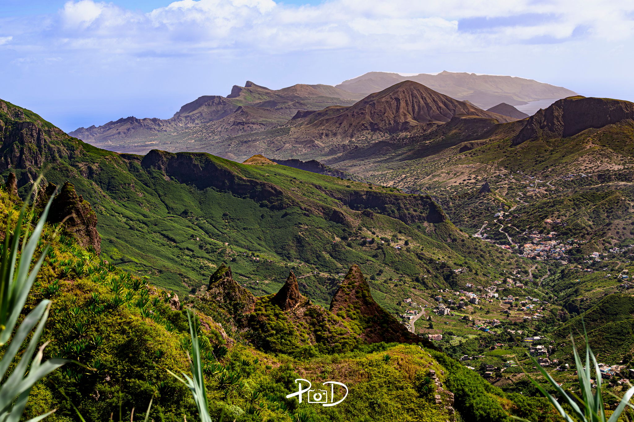 View on Ribeira Brava, Cape Verde