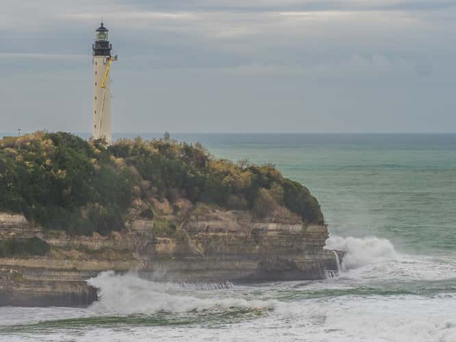 View to  Biarritz Lighthouse
