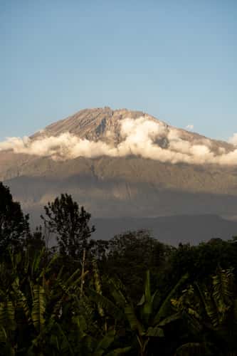 View to Mount Meru from Arusha