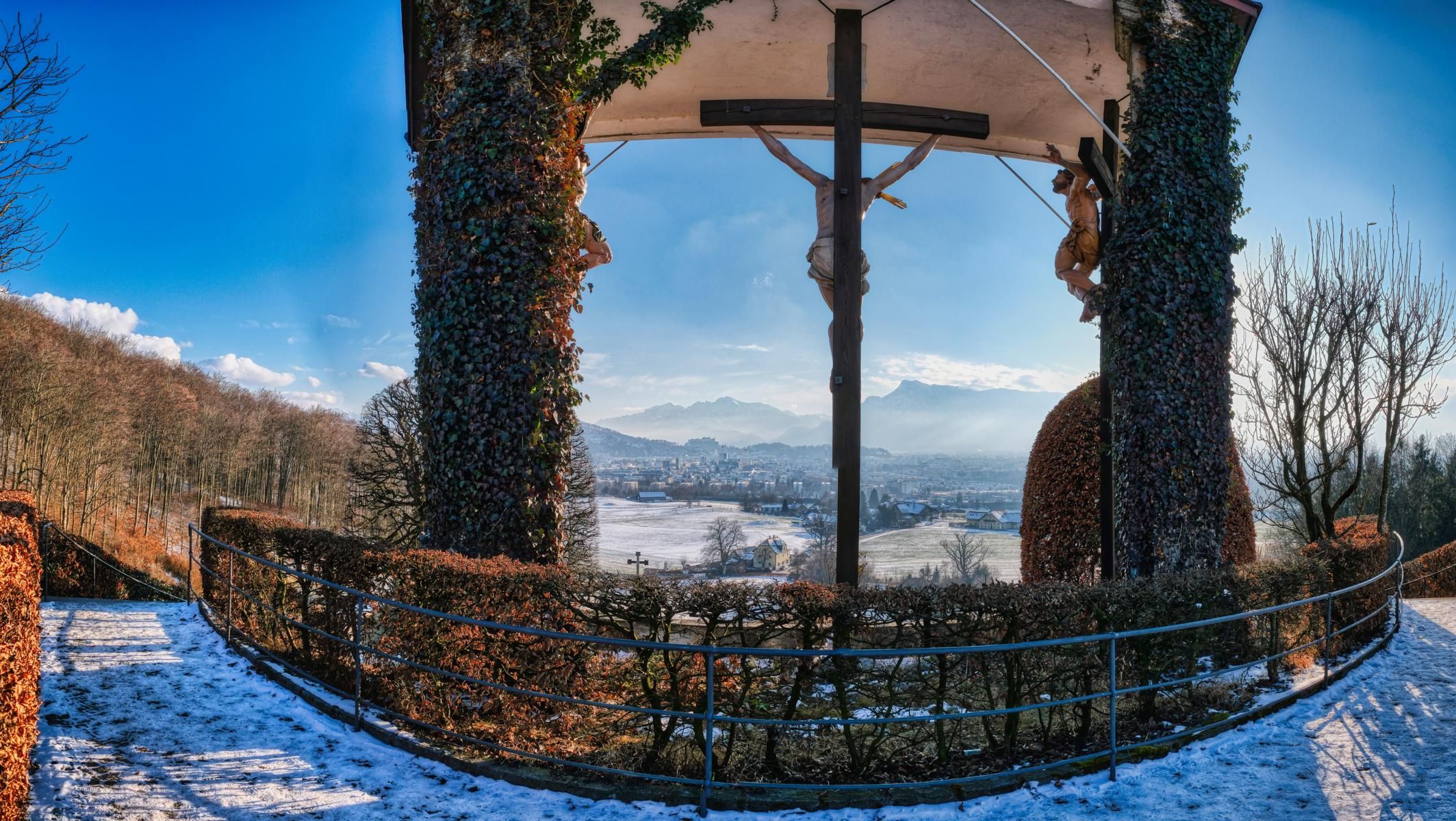 View towards Salzburg, Austria
