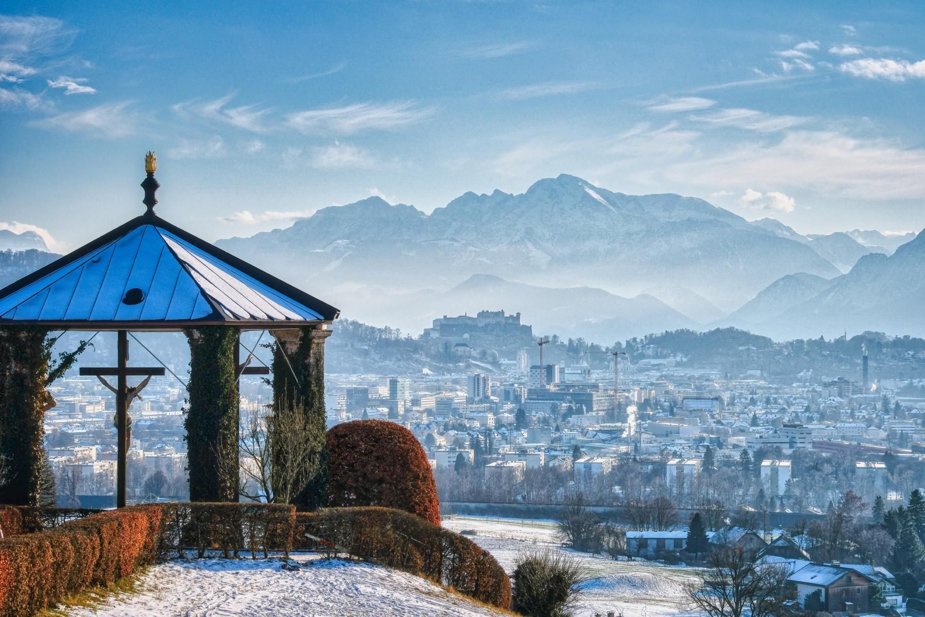 View towards Salzburg, Austria