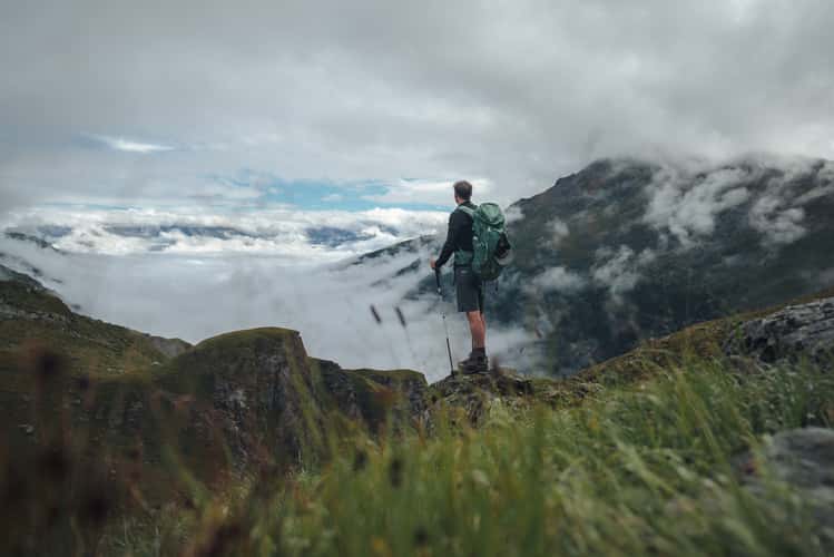 Wanderer über dem Nebelmeer