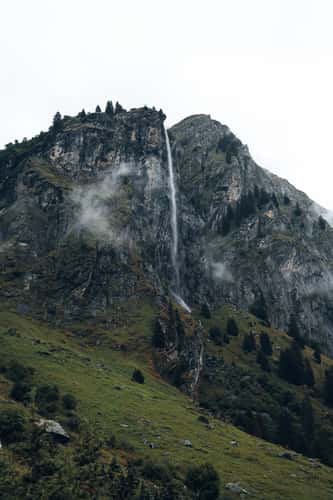 Waterfall in Fionnay