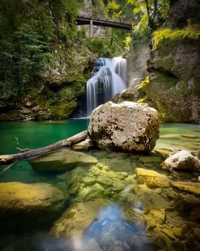 Waterfall Sum at Vintgar