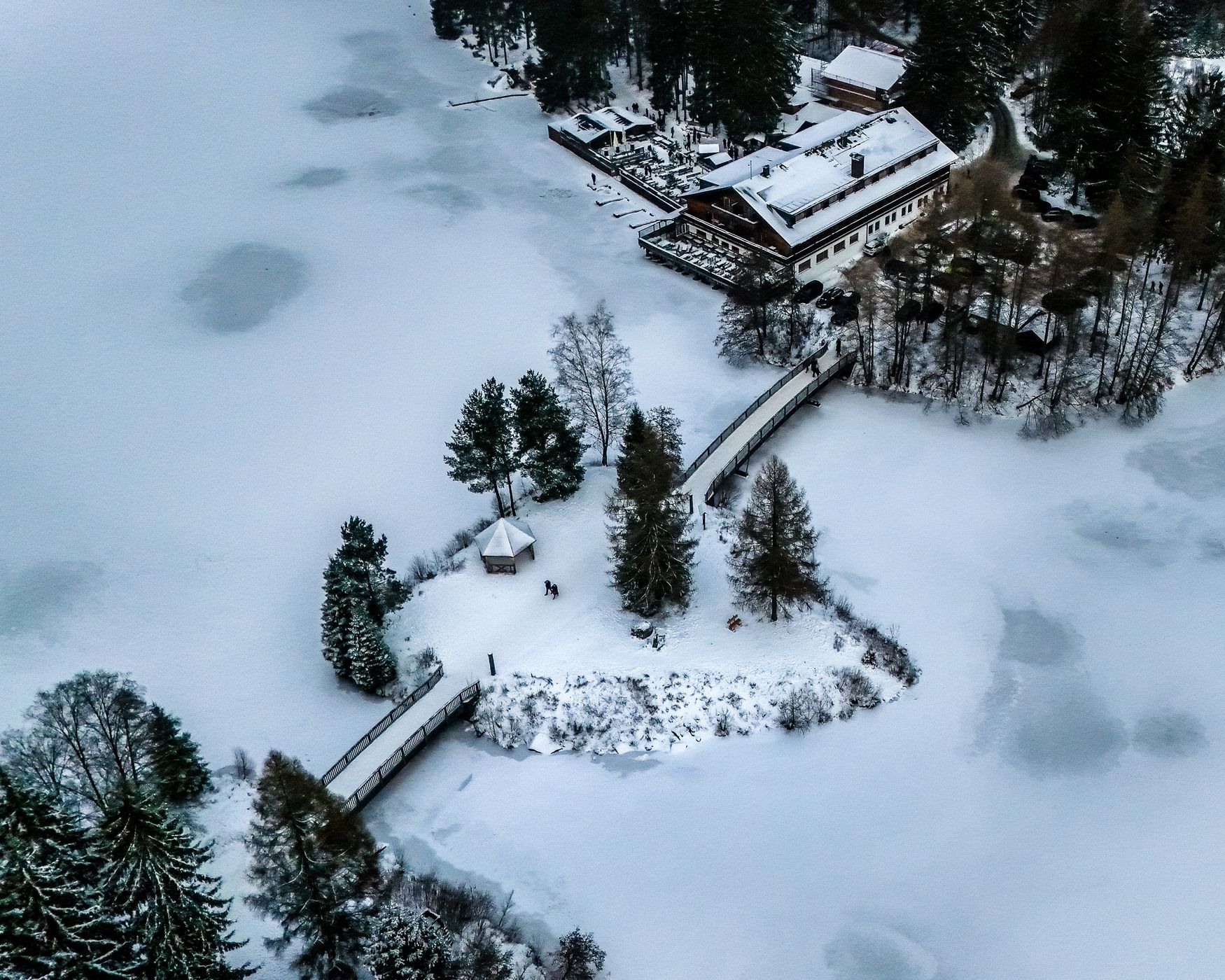 Winterwonderland am Fichtelsee, Germany