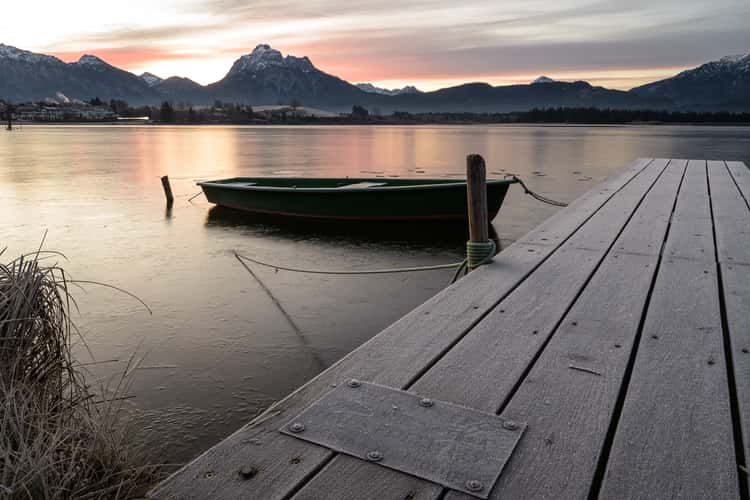 Wooden Walkways at Lake Hopfensee