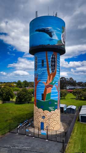 Yarram Painted Water Tower, Yarram, Victoria