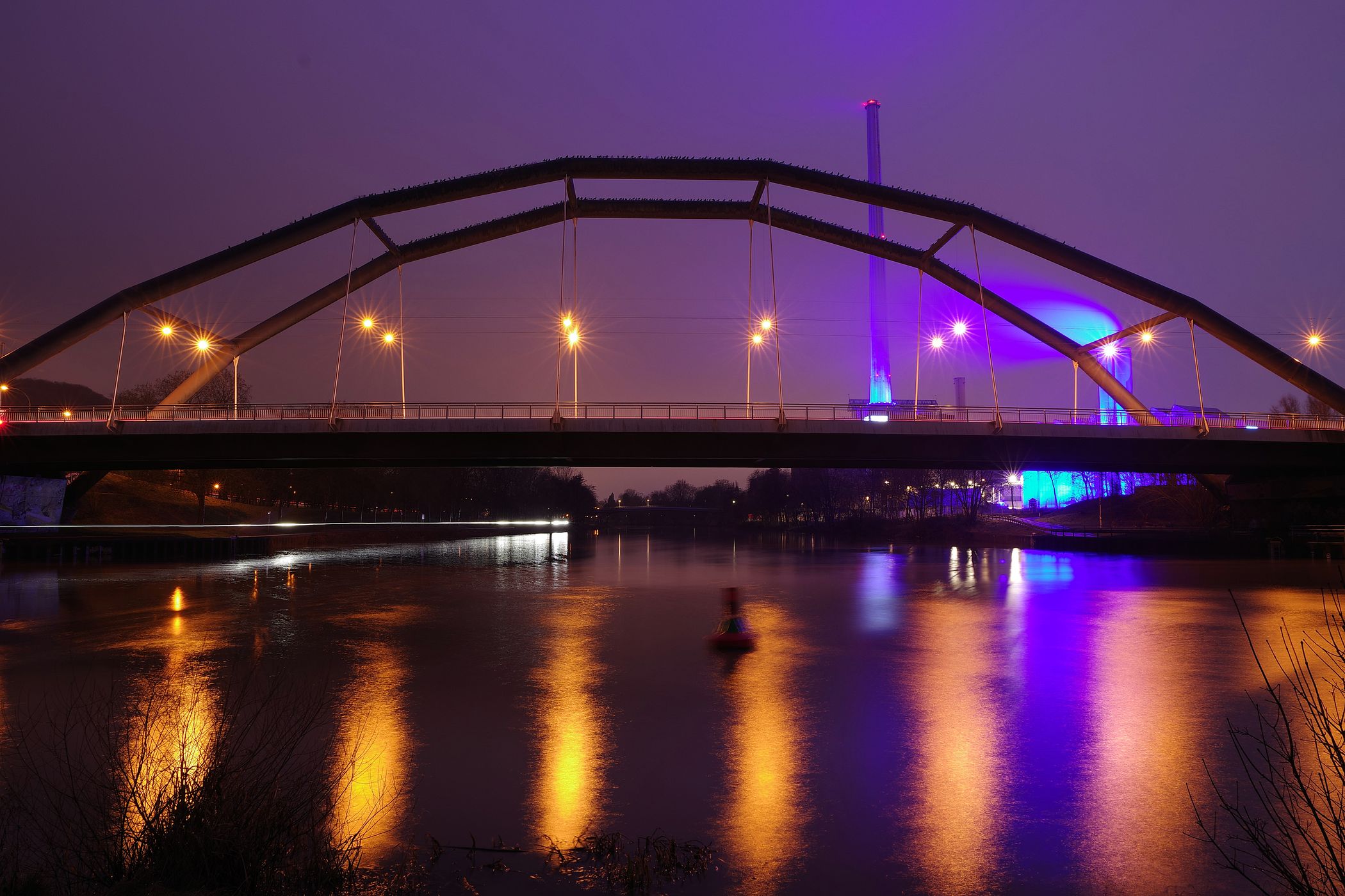 A view on the Ostspange Bridge, Germany