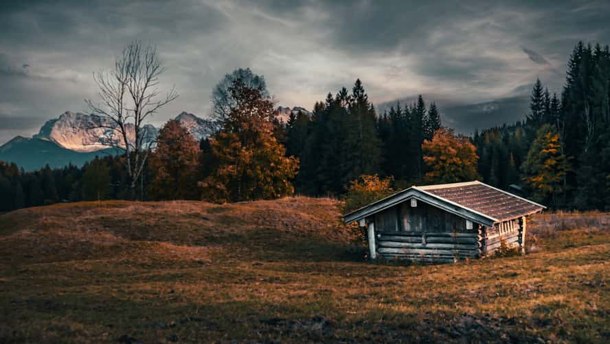 Alpine Hut Meadow near Geroldsee